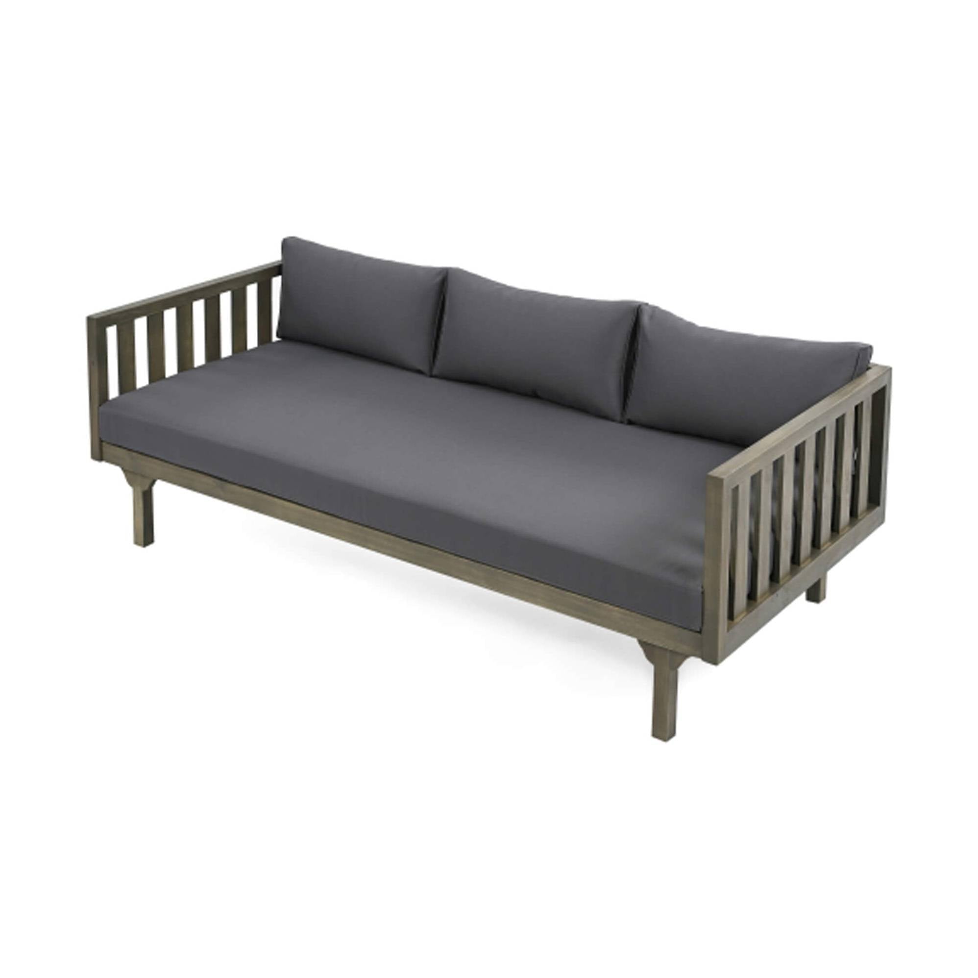 Luxe Weather-Resistant Acacia Wood Daybed 3-Seater | SAKSBY WHOLESALE