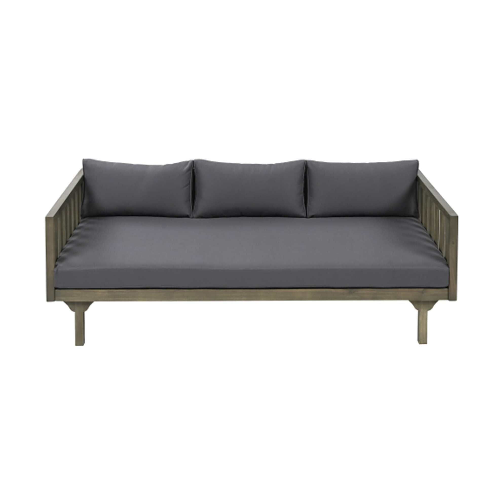 Luxe Weather-Resistant Acacia Wood Daybed 3-Seater | SAKSBY WHOLESALE