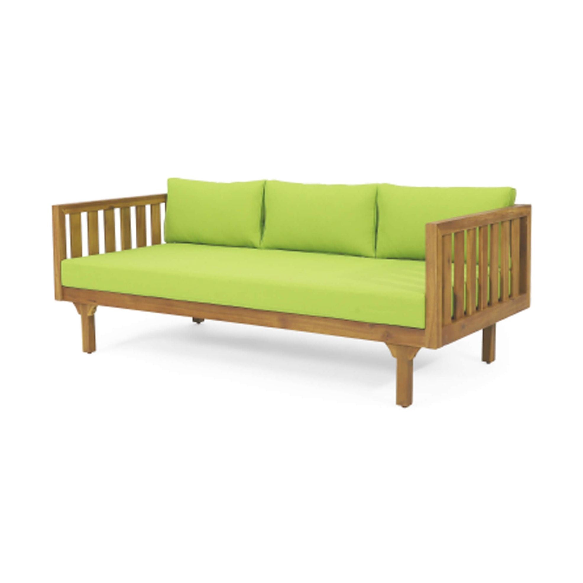 Luxe Weather-Resistant Acacia Wood Daybed 3-Seater | SAKSBY WHOLESALE