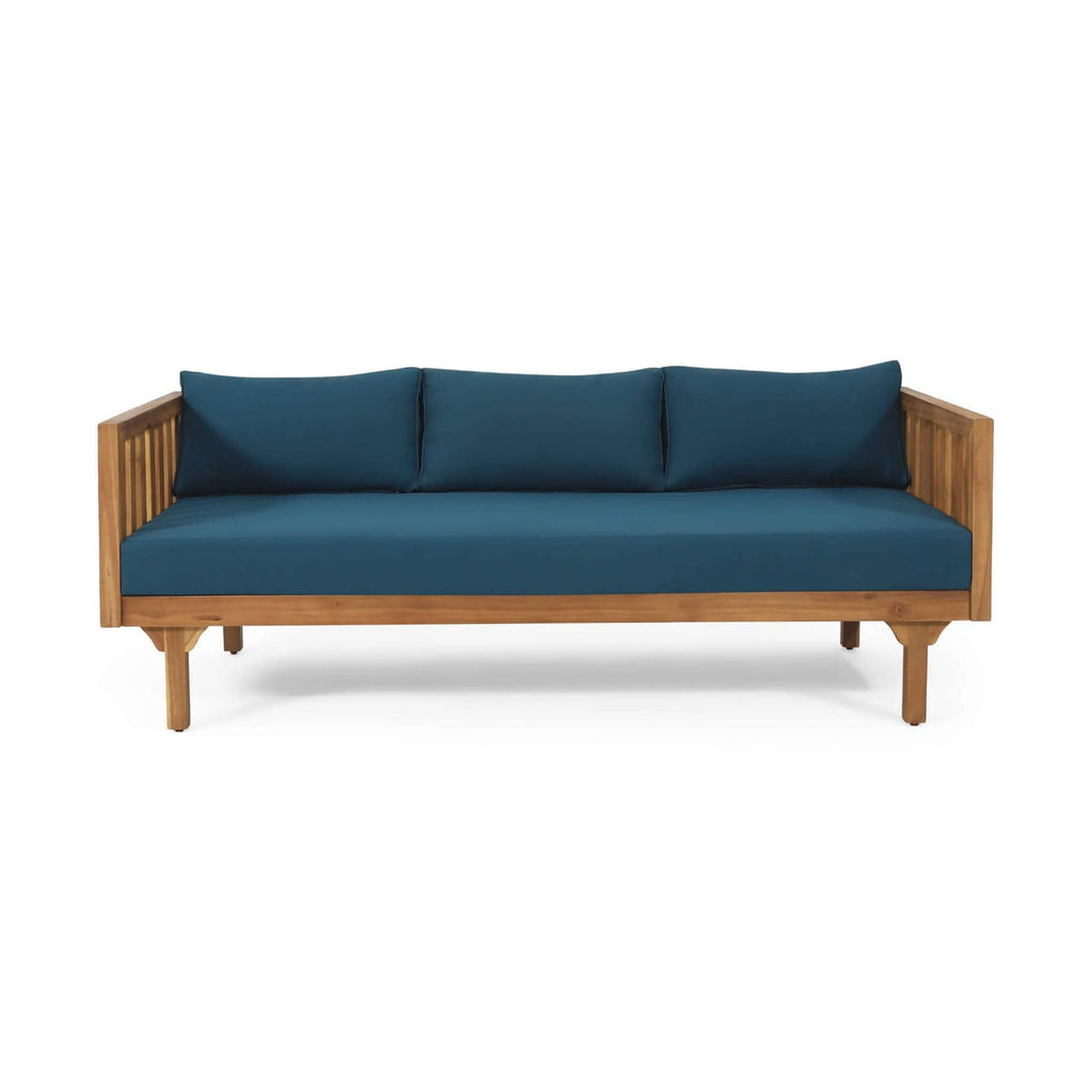 Luxe Weather-Resistant Acacia Wood Daybed 3-Seater | SAKSBY WHOLESALE