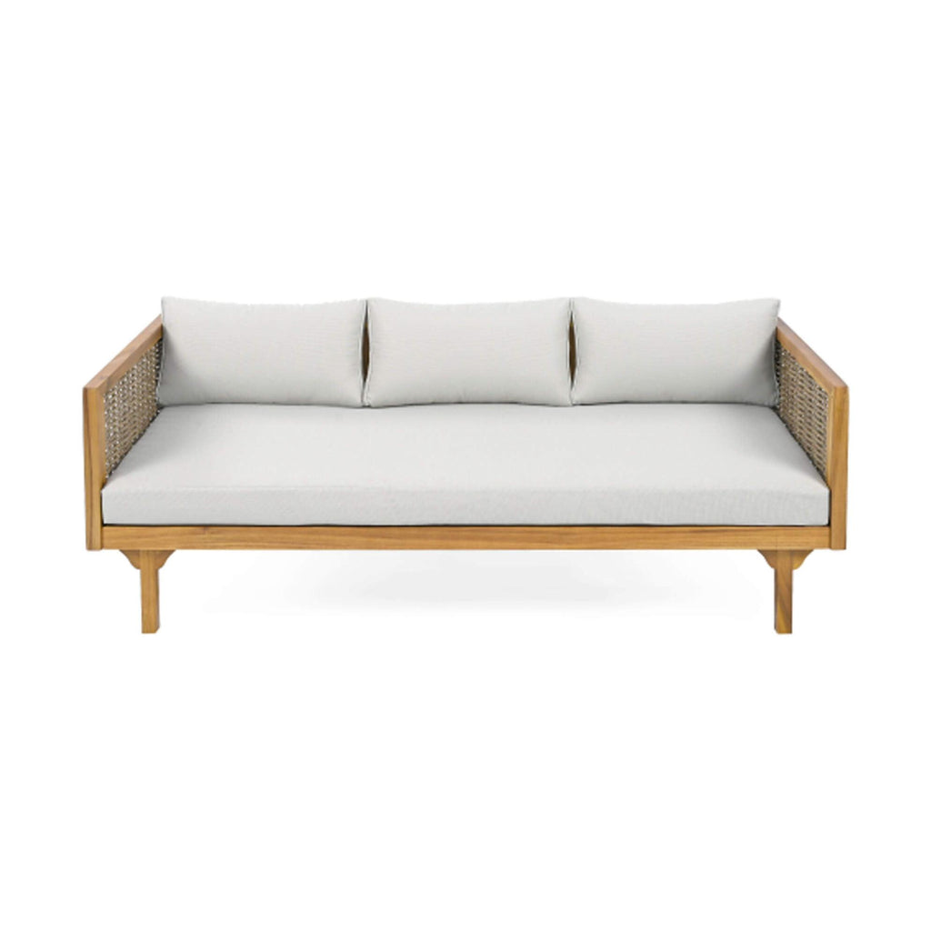 Luxe Weather-Resistant Acacia Wood Daybed 3-Seater | SAKSBY WHOLESALE