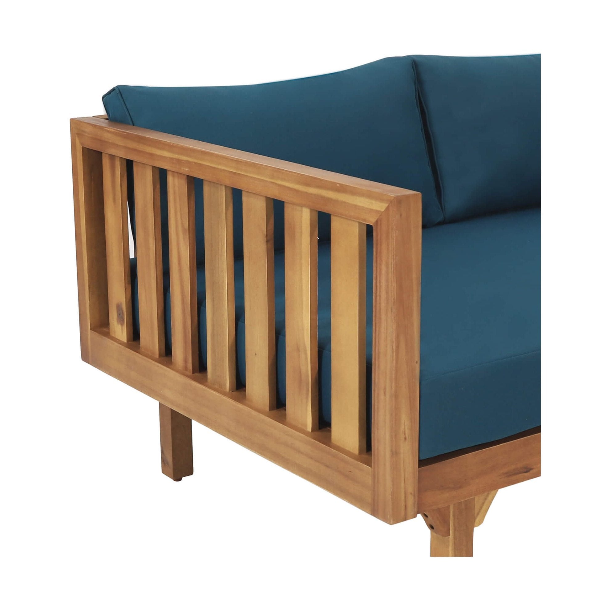 Luxe Weather-Resistant Acacia Wood Daybed 3-Seater | SAKSBY WHOLESALE