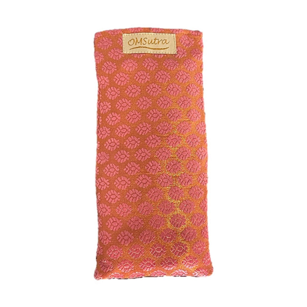 Luxurious Floral Silk Eye Pillow Aromatic | DC-OMSutra