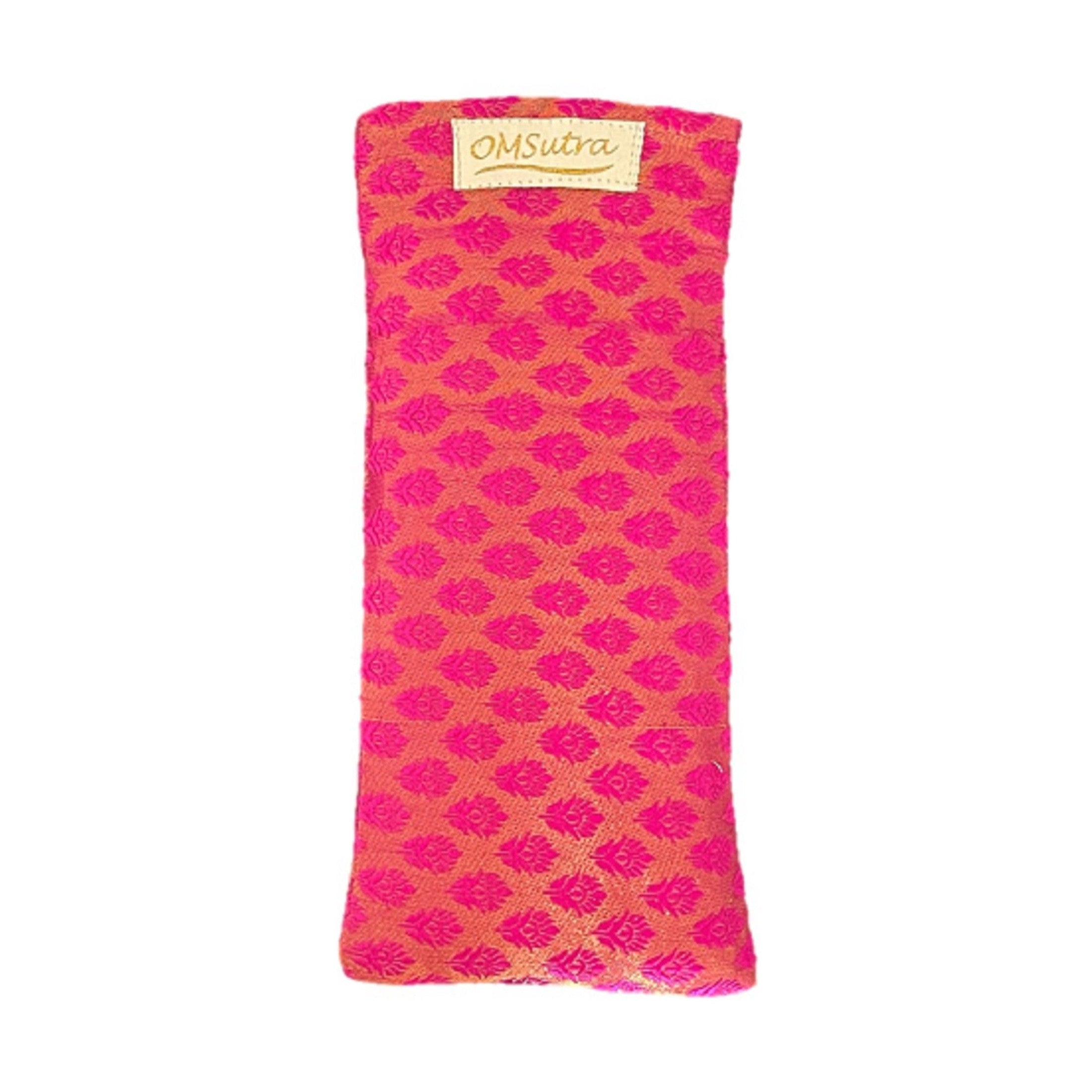 Luxurious Floral Silk Eye Pillow Aromatic | DC-OMSutra