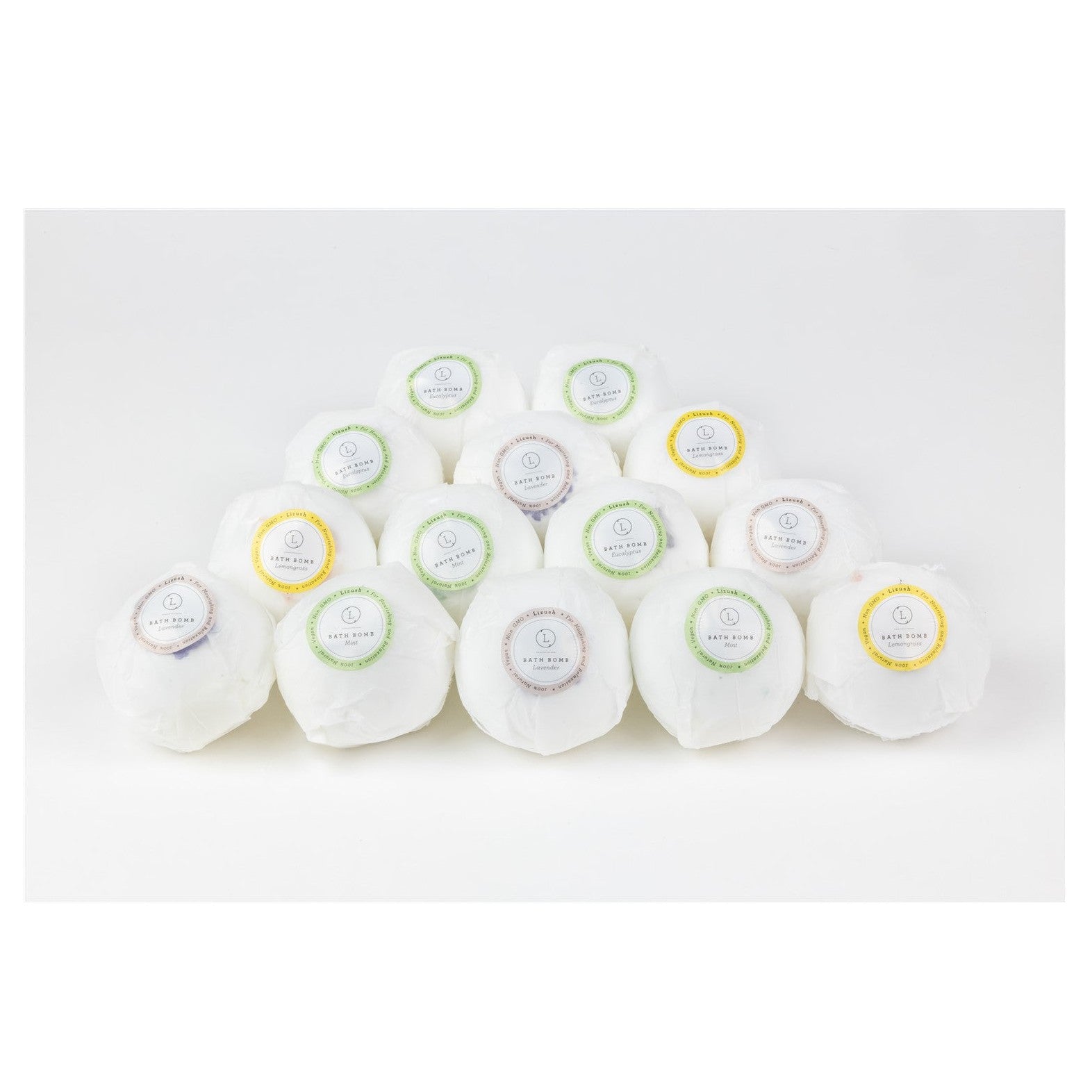 Luxurious Natural Bath Bombs Bulk Assorted | DC-Lizush