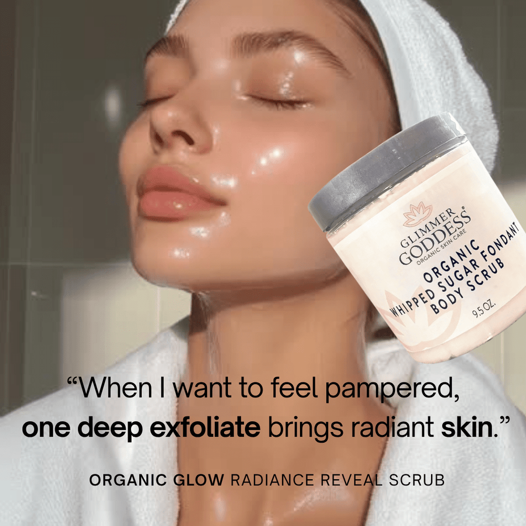 Luxurious Organic Whipped Sugar Scrub | Glimmer Goddess