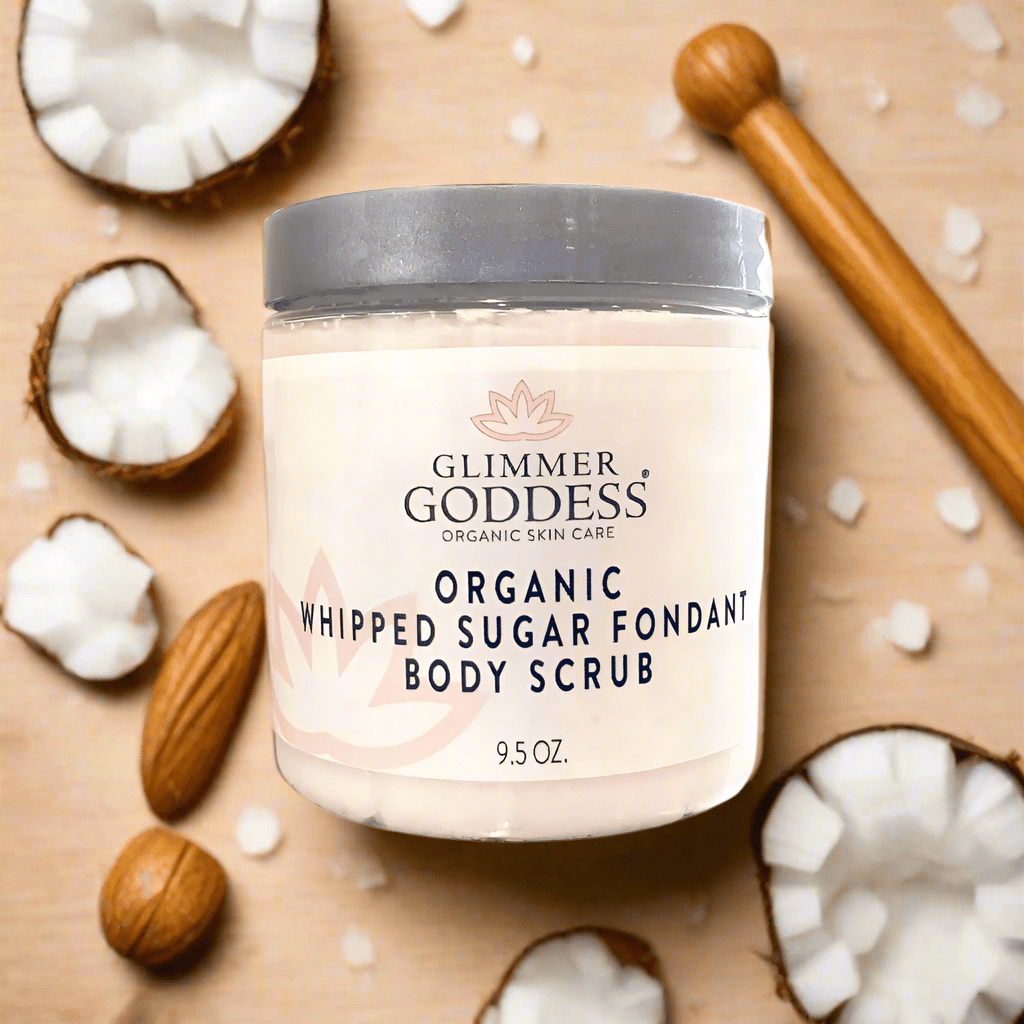 Luxurious Organic Whipped Sugar Scrub | Glimmer Goddess