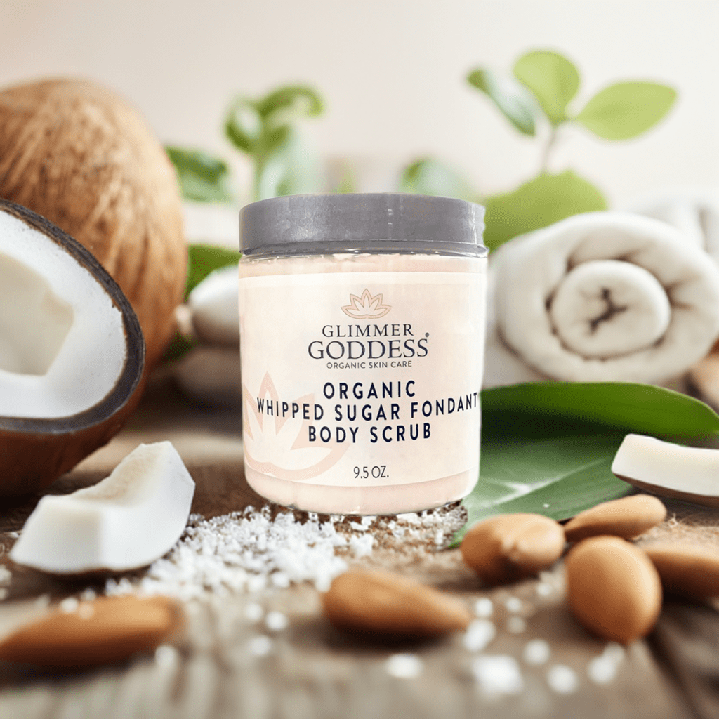 Luxurious Organic Whipped Sugar Scrub | Glimmer Goddess