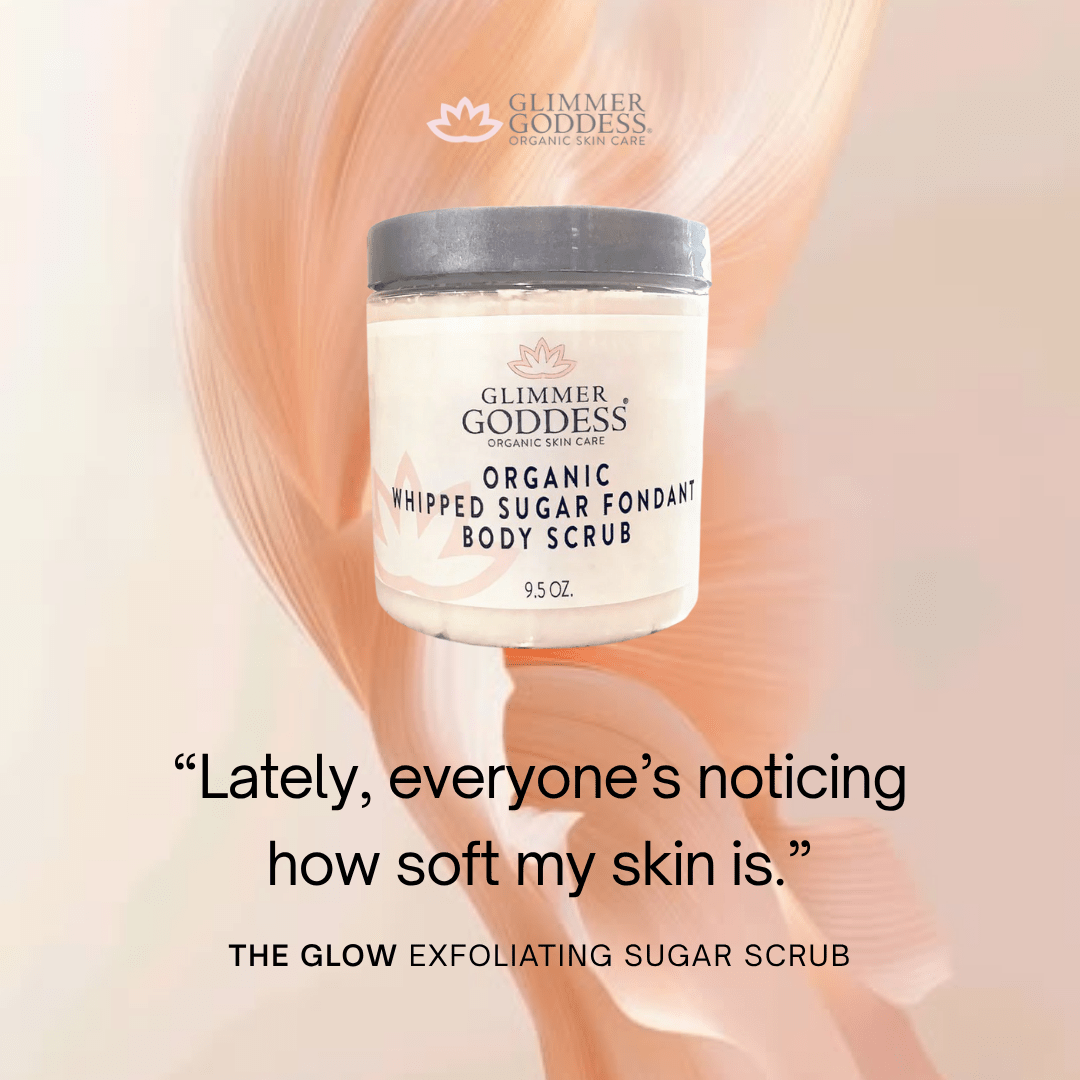 Luxurious Organic Whipped Sugar Scrub | Glimmer Goddess