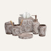 Luxurious Polyresin Bathroom Accessory Set | Decozen