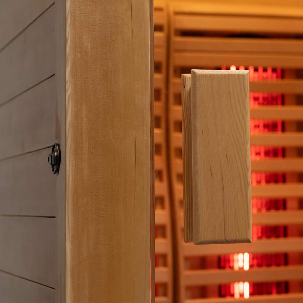 Rövia Luma 2-Person Indoor Hybrid Sauna Room With Infrared And 3.5KW Steam Heaters (SAK83750) by SAKSBY WHOLESALE
