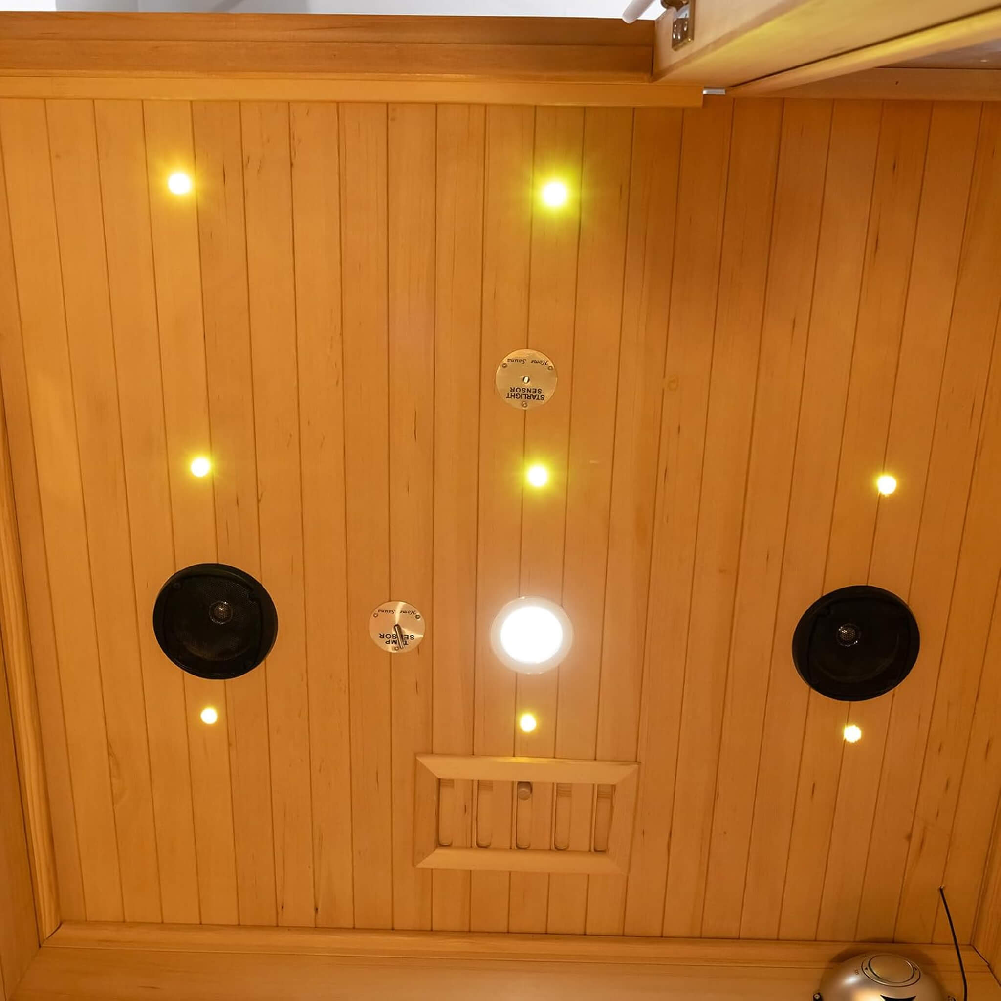 Rövia Luma 2-Person Indoor Hybrid Sauna Room With Infrared And 3.5KW Steam Heaters (SAK83750) by SAKSBY WHOLESALE