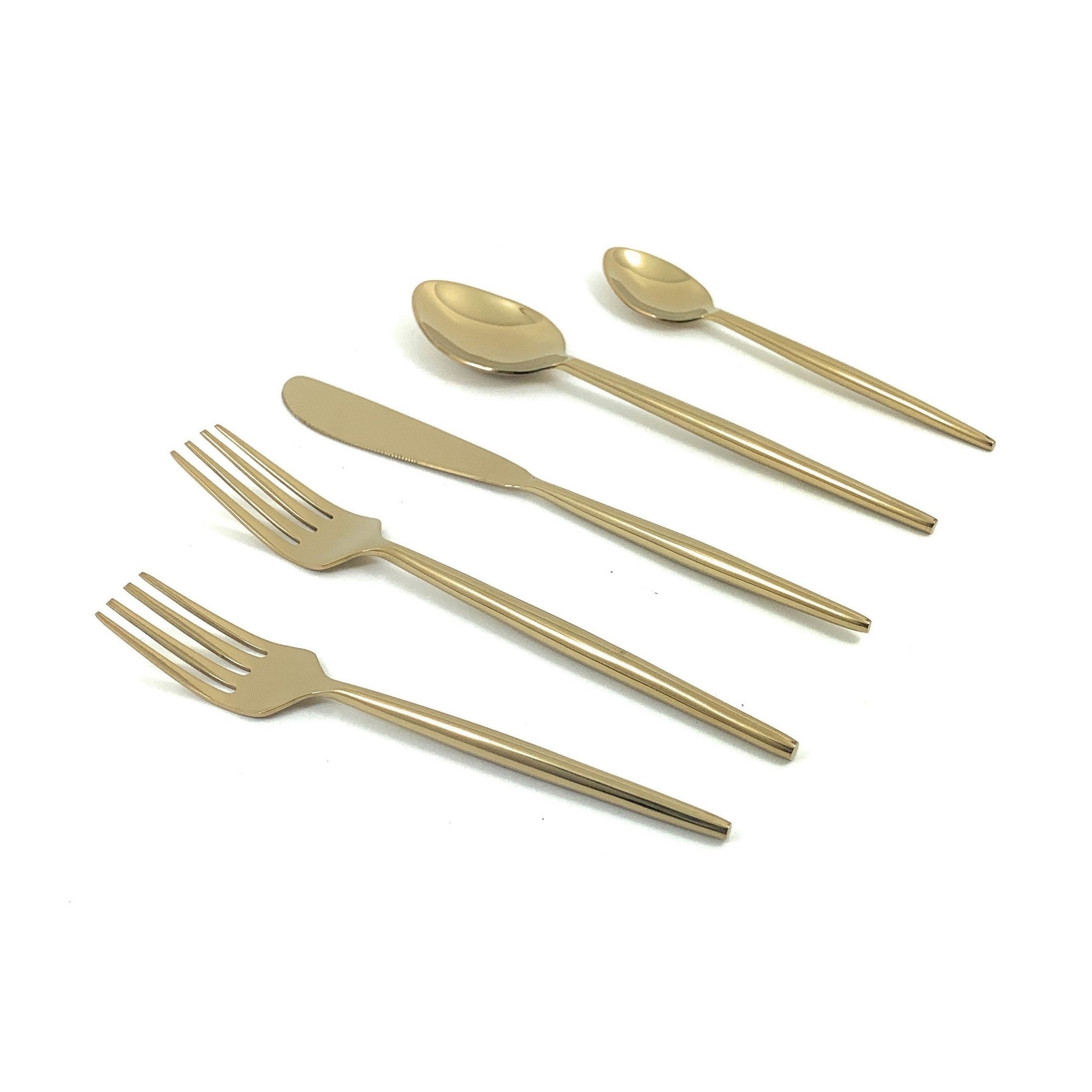 Luxuriously Polished PVD Coated Flatware Service | Vibhsa