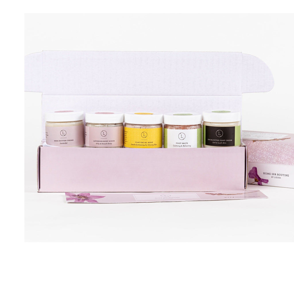 Luxury Home Spa Routine Gift Set | Natural Spa Gifts