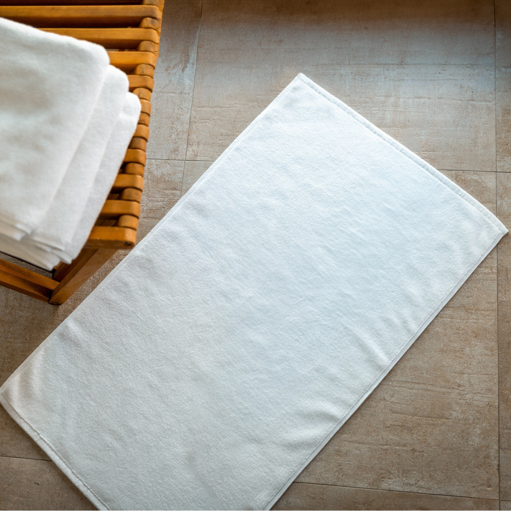 Four Pack Luxury Organic Bath Mats Turkish Cotton Highly Absorbent by ecobrands®