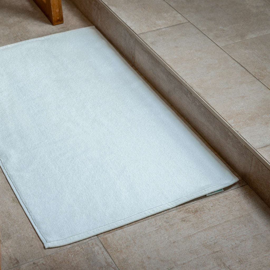 Four Pack Luxury Organic Bath Mats Turkish Cotton Highly Absorbent by ecobrands®