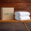 Luxury Organic Bath Sheets Two Pack GOTS Certified Soft by ecobrands®