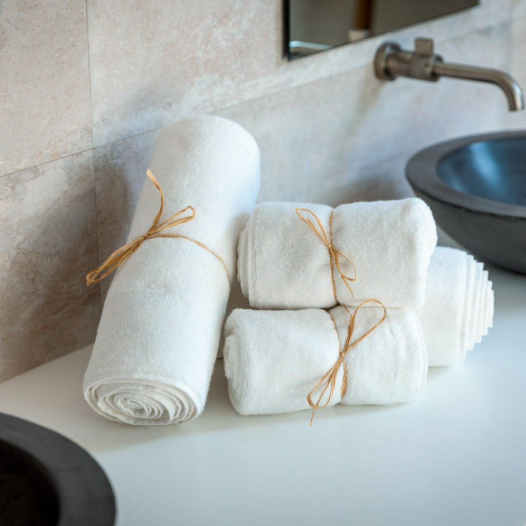Organic Bath Towels Set Plush Eco Friendly Spa Quality by ecobrands®