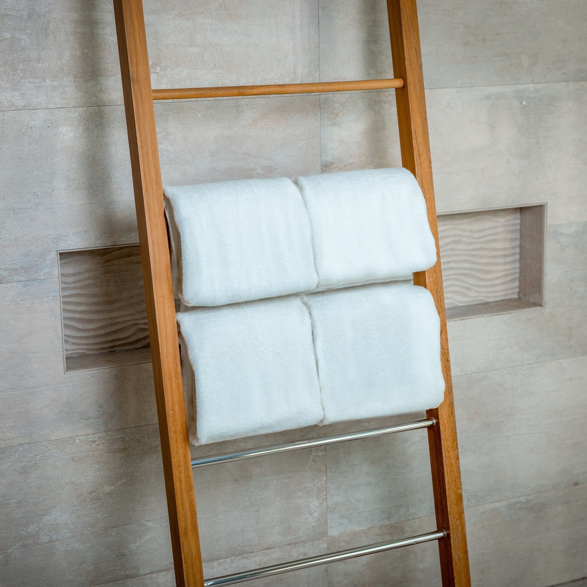 Luxurious Organic Cotton Bath Towels Ultra Soft Four Pack by ecobrands®