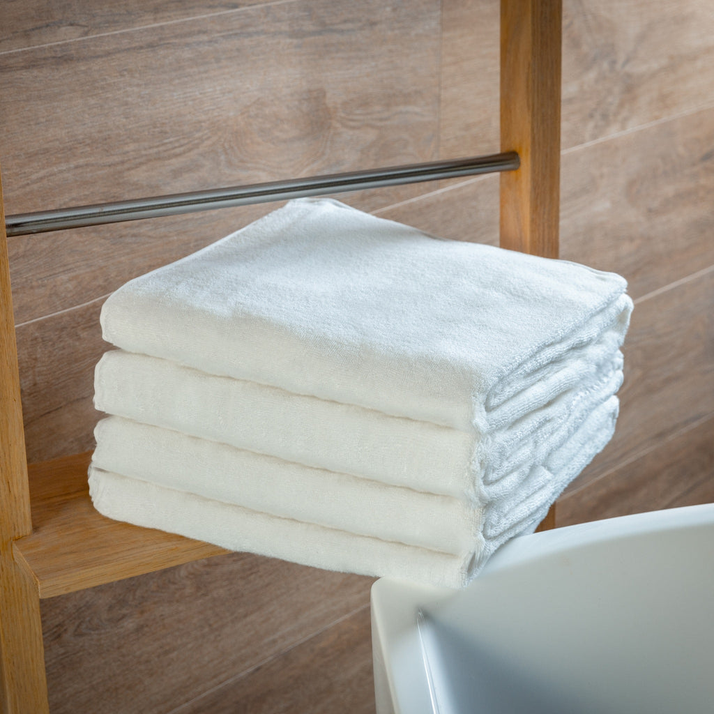 Luxurious Organic Cotton Bath Towels Ultra Soft Four Pack by ecobrands®