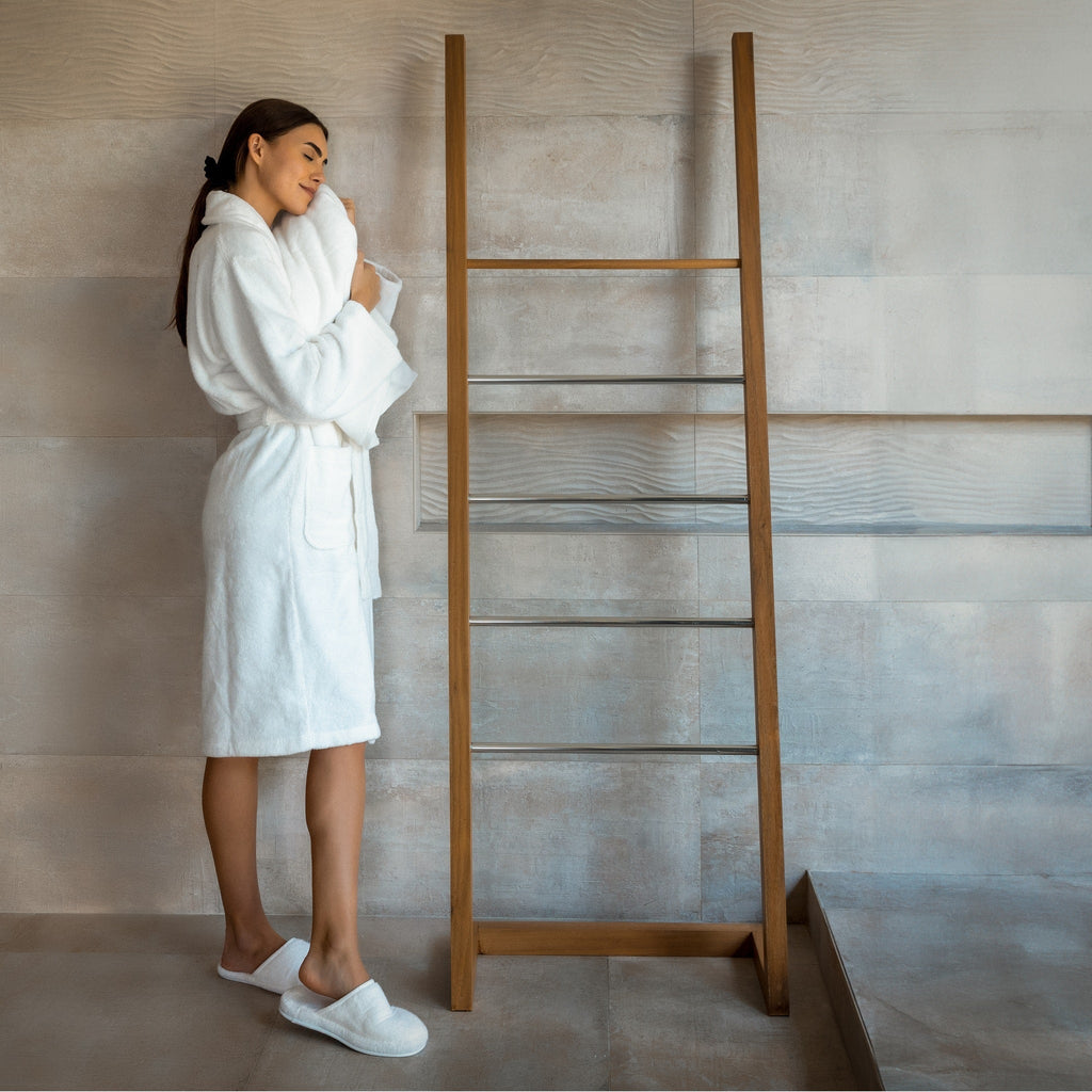 Luxury Organic Bathrobe & Slipper Set by ecobrands®