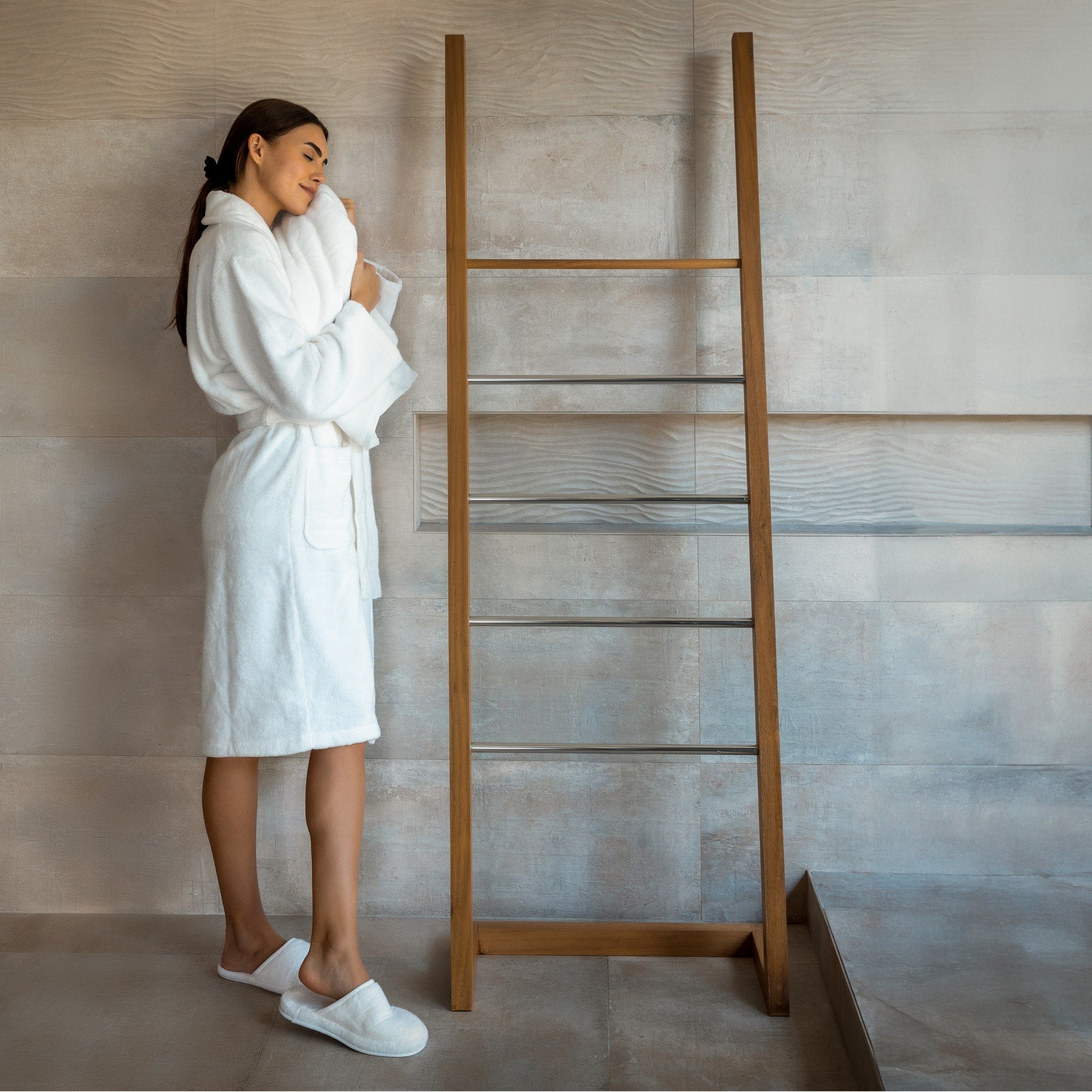 Luxury Organic Bathrobe & Slipper Set by ecobrands®