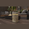 Luxury Travertine Marble Side Table with LED Illumination