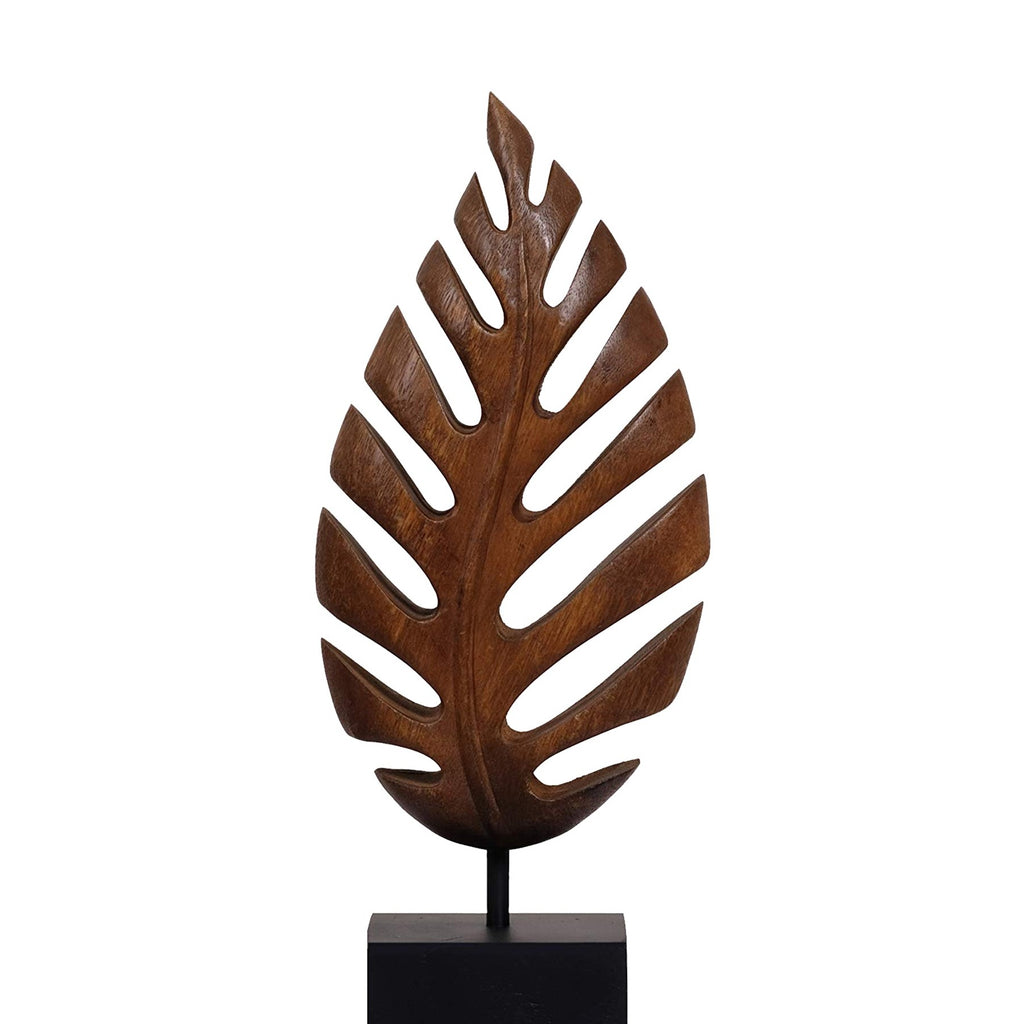 Madilyn Leaf – Hand-Carved Wooden Sculpture, Artistic Home Décor, Gift for Mom