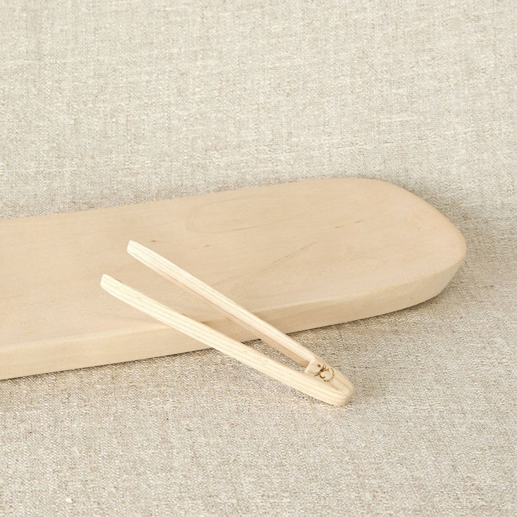 Magnetic Wooden Toast & Garnish Tongs
