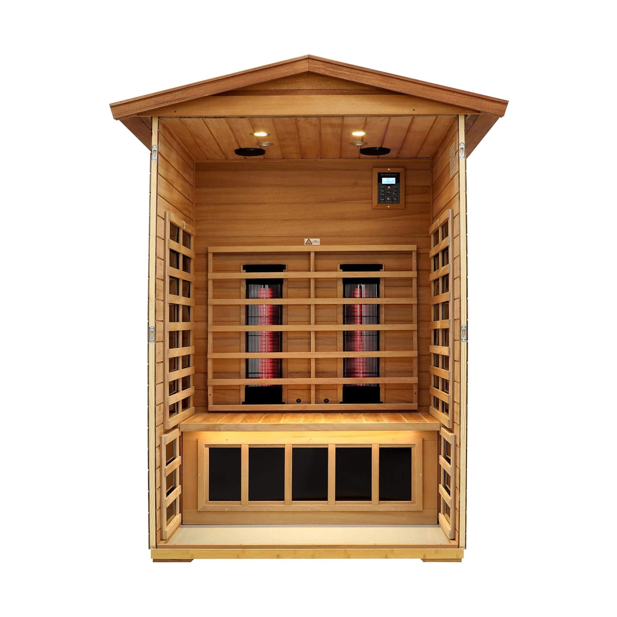 Mahogany Infrared Sauna 2-Person | SAKSBY WHOLESALE