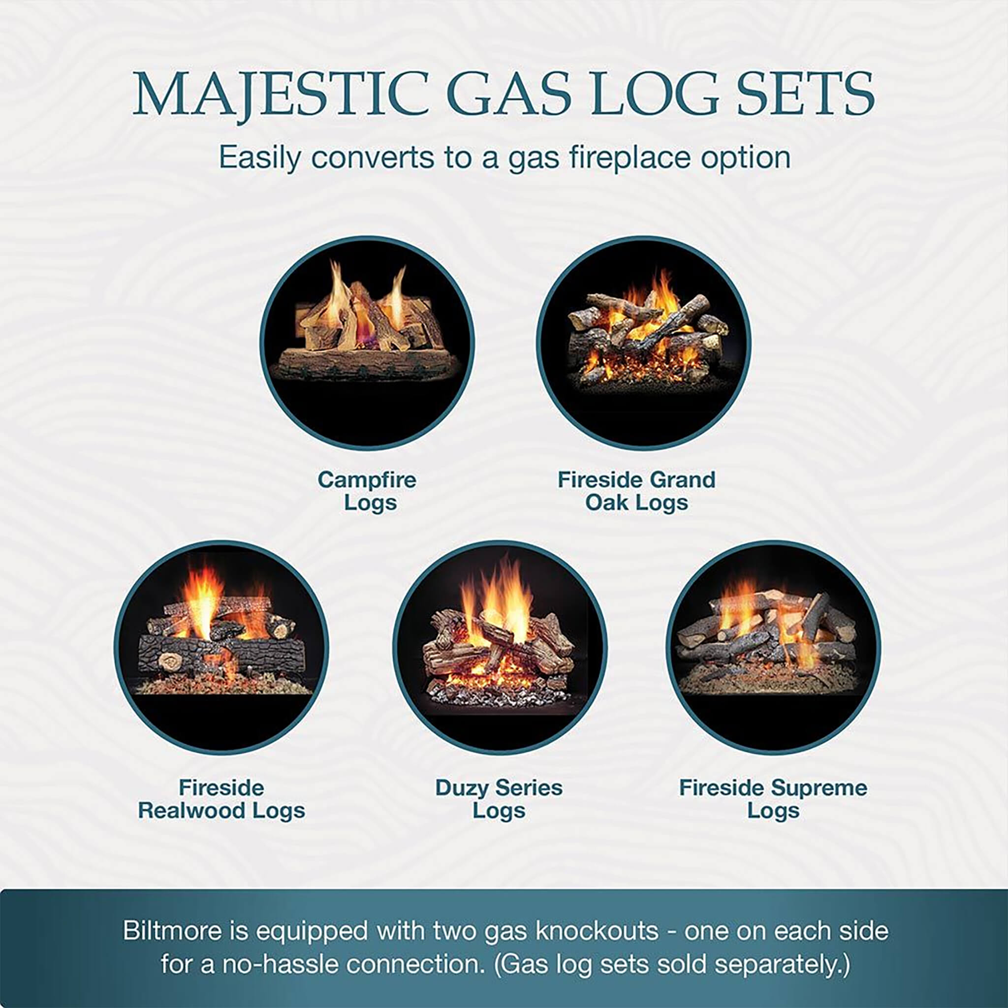 Majestic Herringbone Industrial-Style Open Wood-Burning Fireplace | SAKSBY WHOLESALE