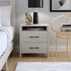 Manufactured Wood Bedside Table 2-Drawer | HomePacific