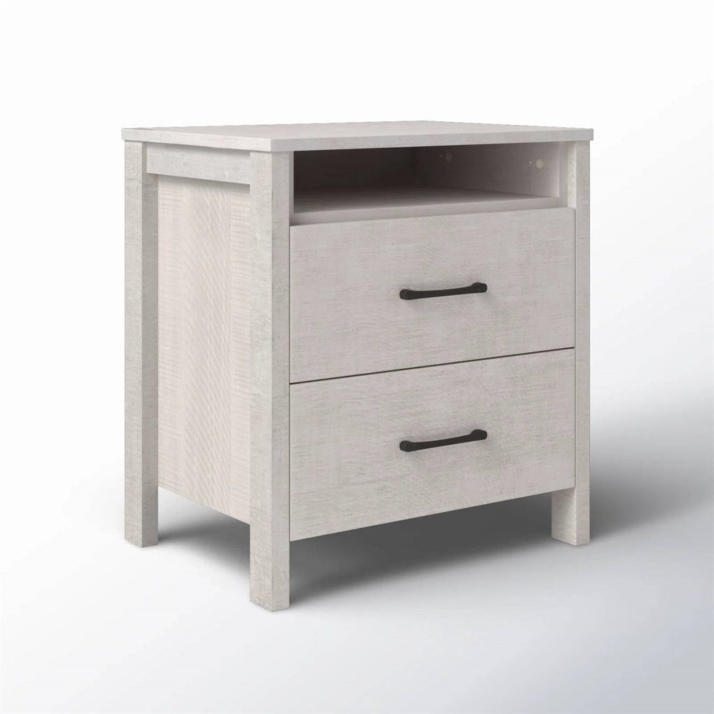 Manufactured Wood Bedside Table 2-Drawer | HomePacific