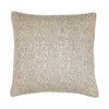 Marisa Floral Block Print Throw Pillow Cover, Noir on Natural