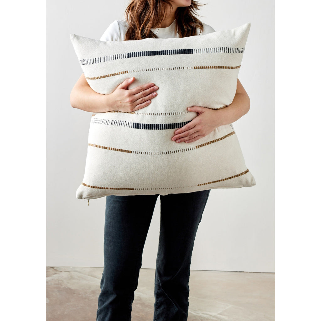 Mason Hand-Loomed Cotton Pillow