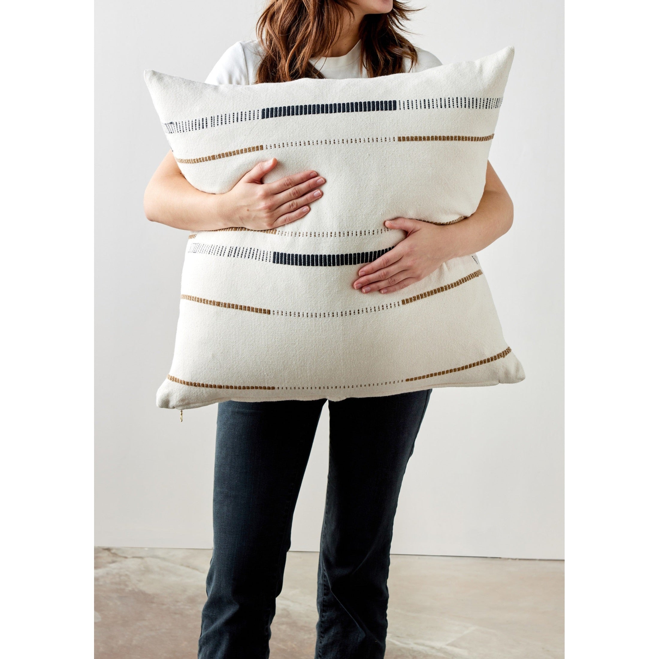 Mason Hand-Loomed Cotton Pillow