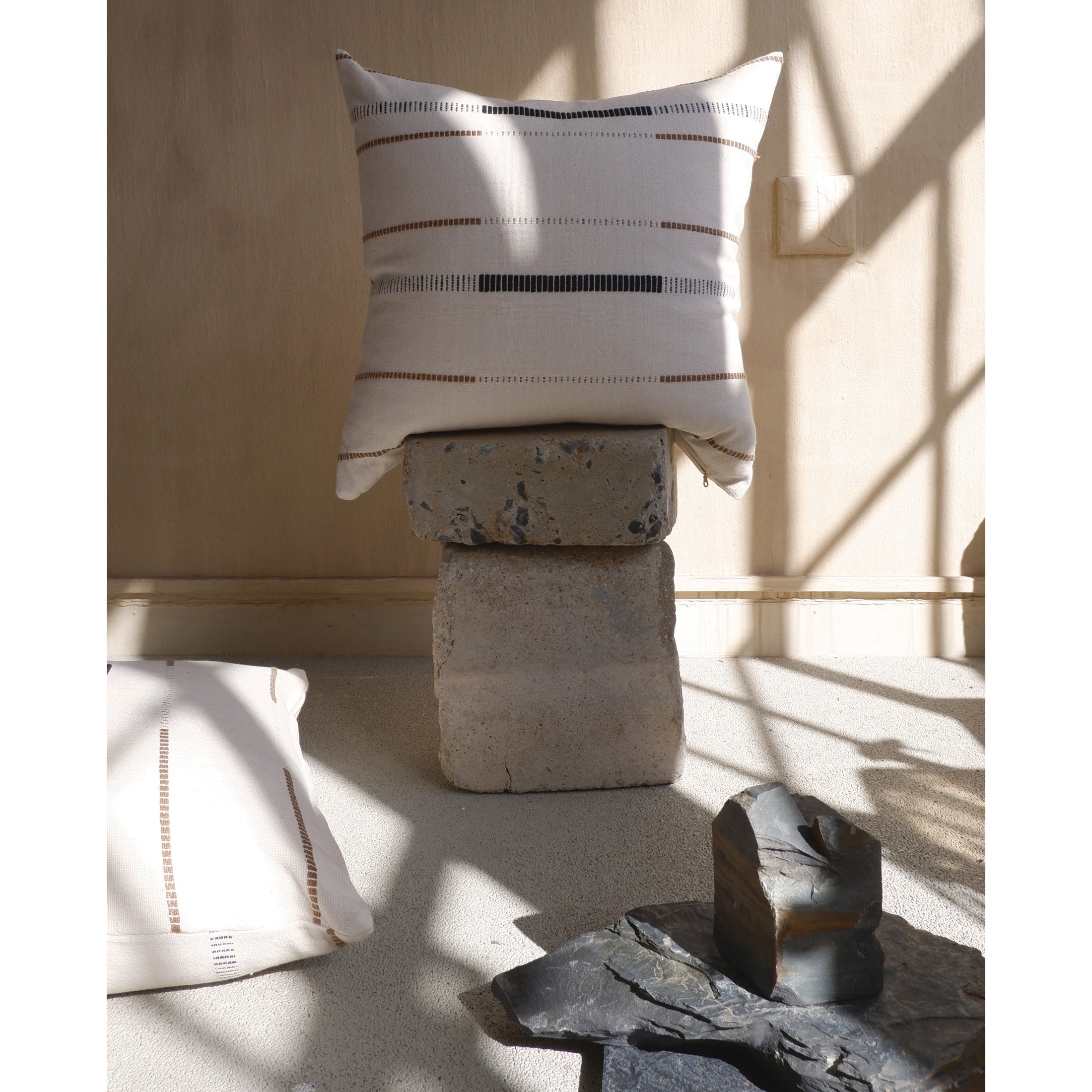 Mason Hand-Loomed Cotton Pillow