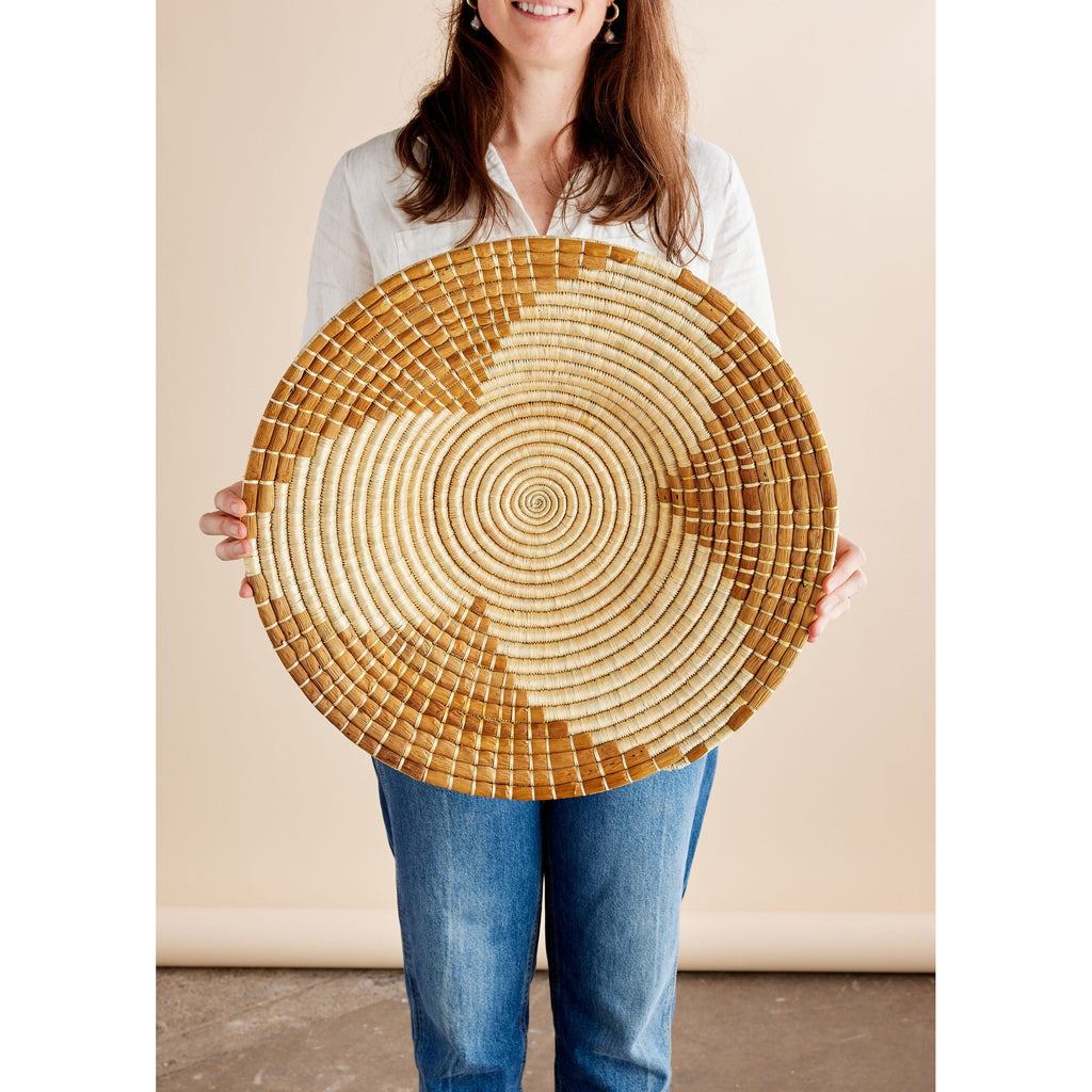 Maua Banana Bark Wall Basket