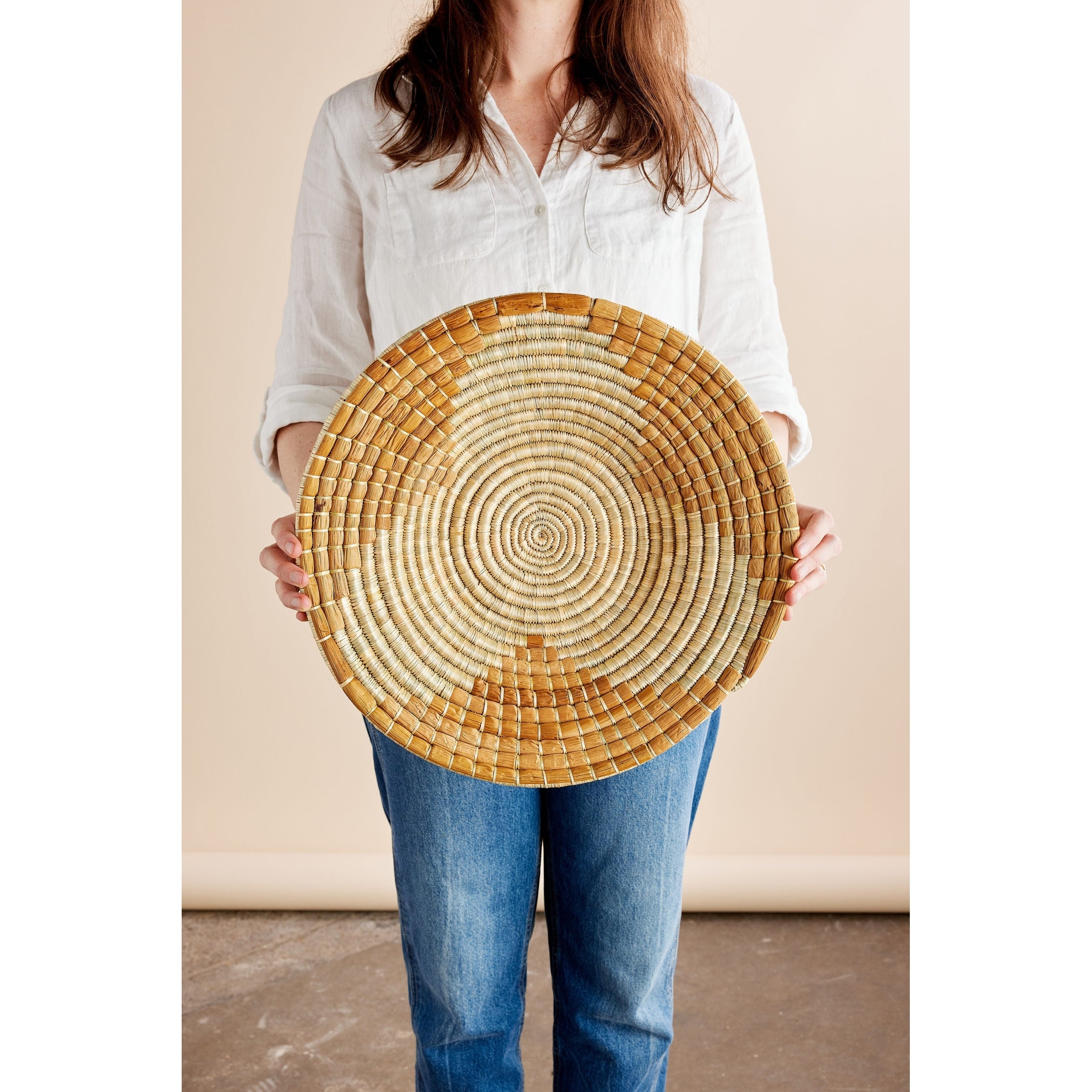 Maua Banana Bark Wall Basket