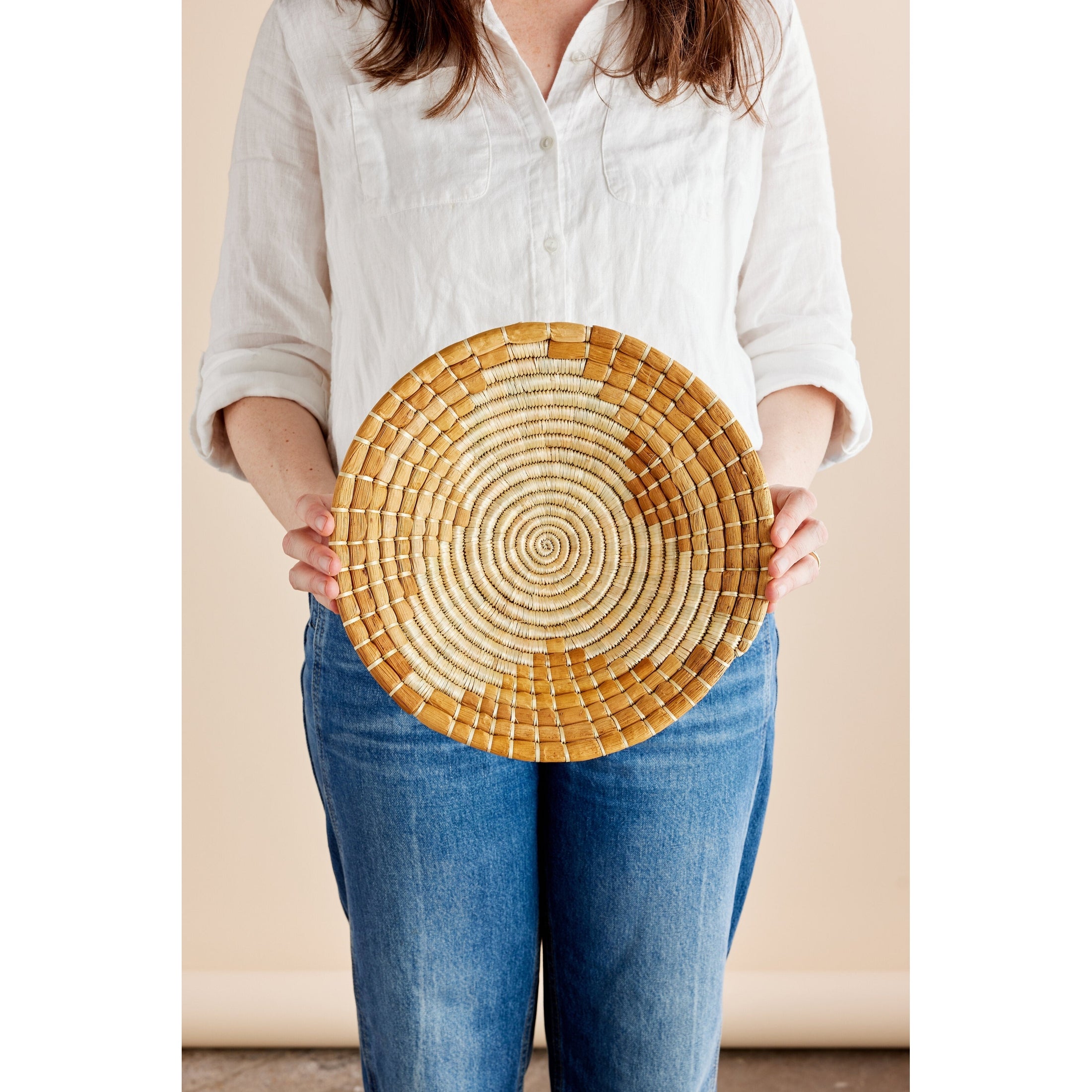 Maua Banana Bark Wall Basket