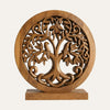 Mauk Tree of Life Wooden Sculpture(Medium) – Hand-Carved Decorative Art | Decozen Luxe, Gift for Mom
