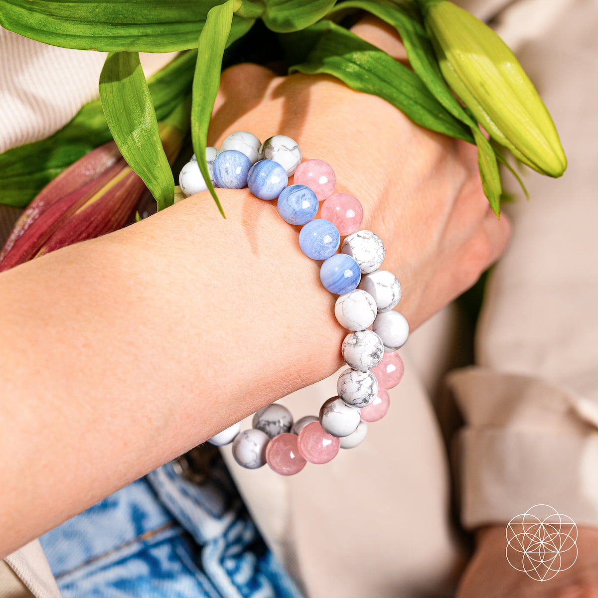 Mind Calming Crystal Bead Bracelet | Conscious Items