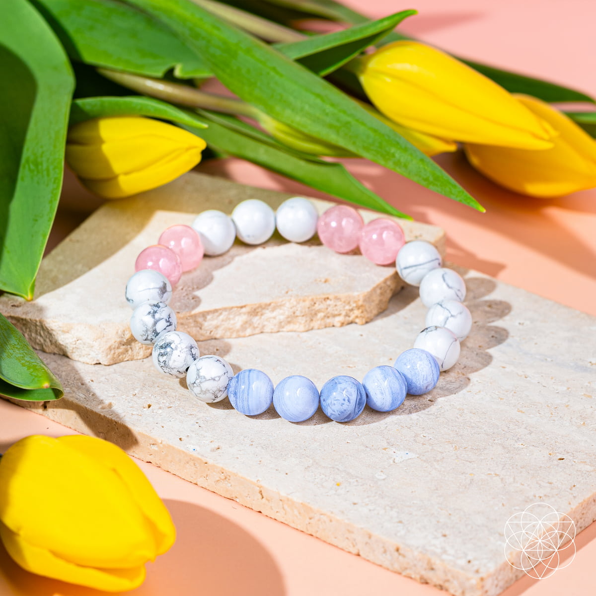 Mind Calming Crystal Bead Bracelet | Conscious Items