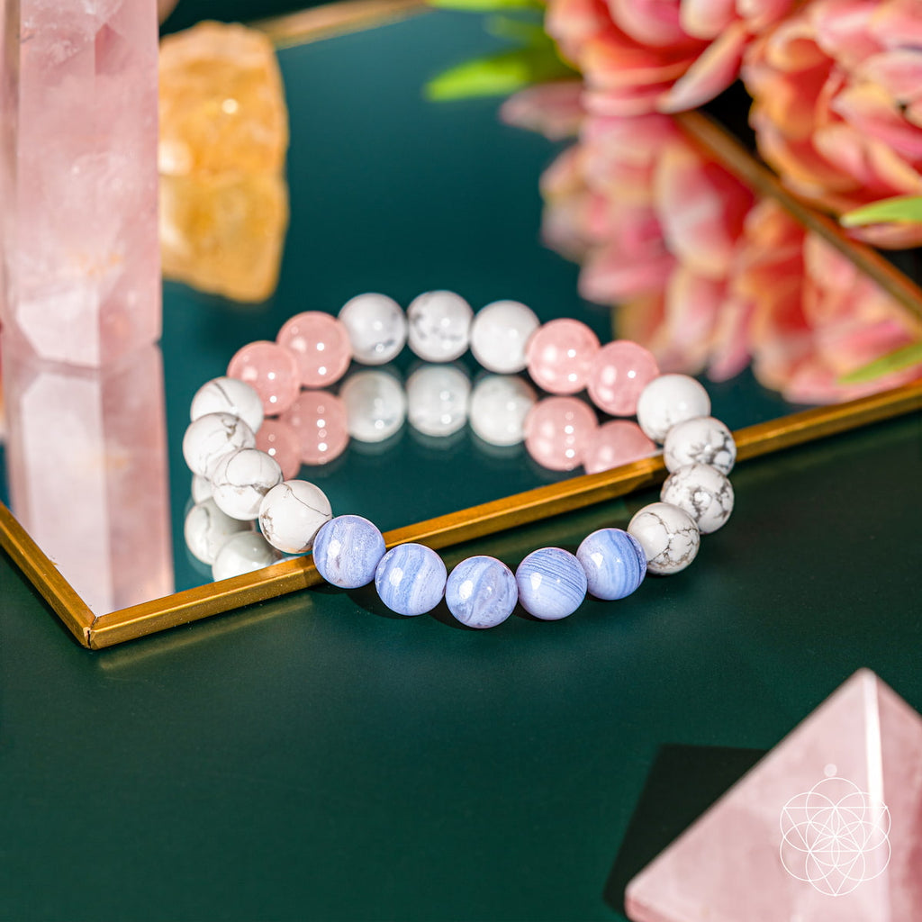 Mind Calming Crystal Bead Bracelet | Conscious Items