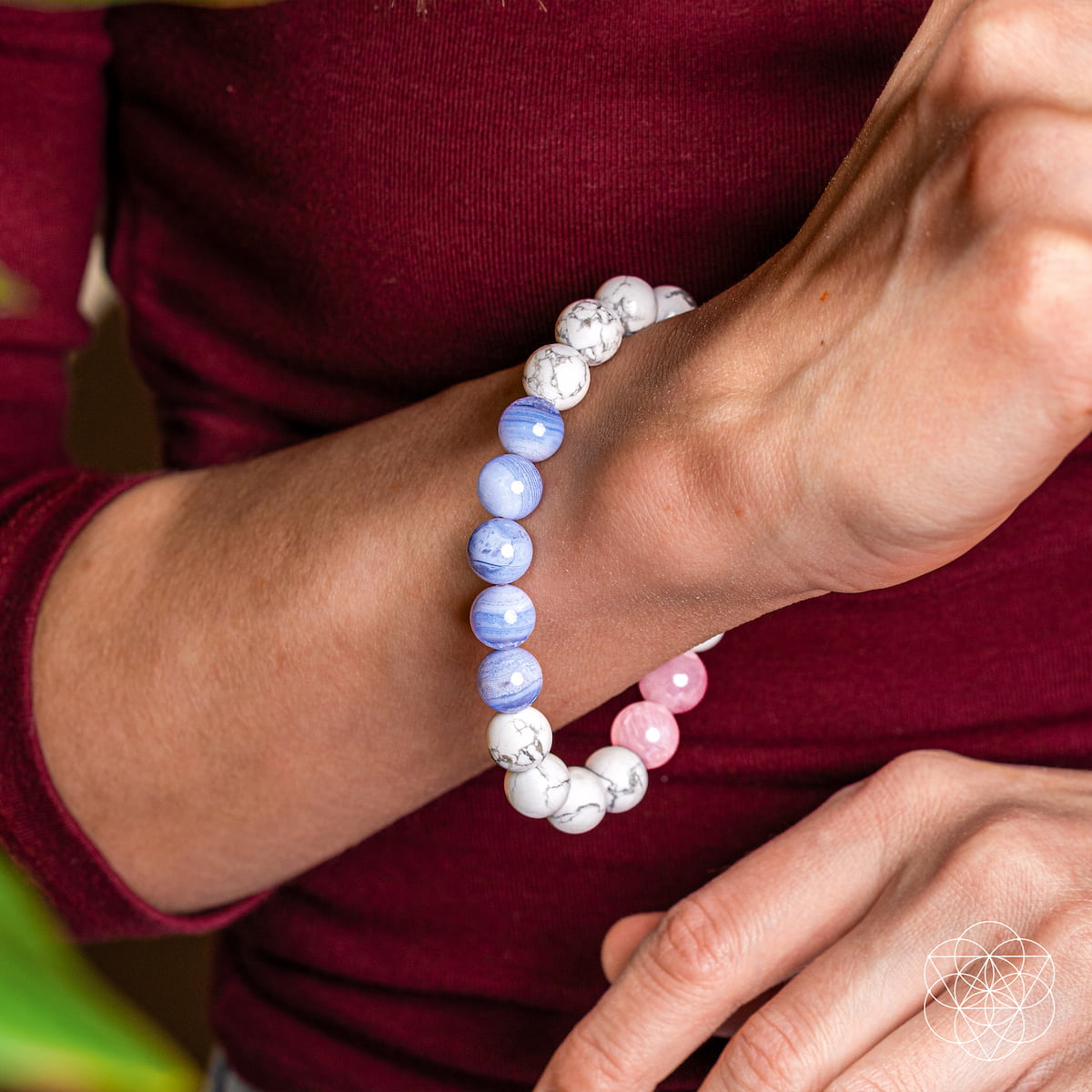 Mind Calming Crystal Bead Bracelet | Conscious Items