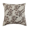 Mira Linen Floral Throw Pillow Cover, Orchid