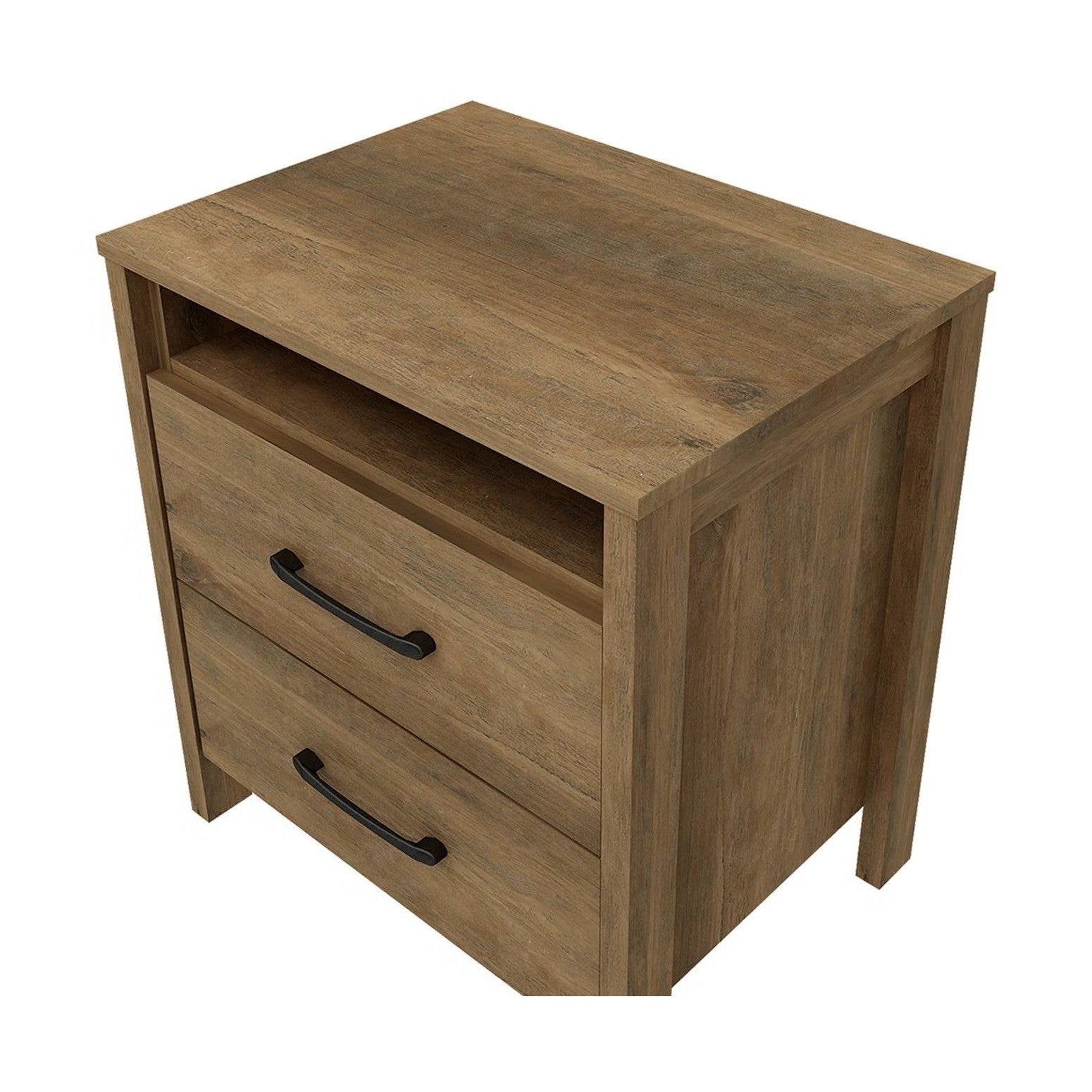 Modern Farmhouse Nightstand 2 Drawer | HomePacific Quality