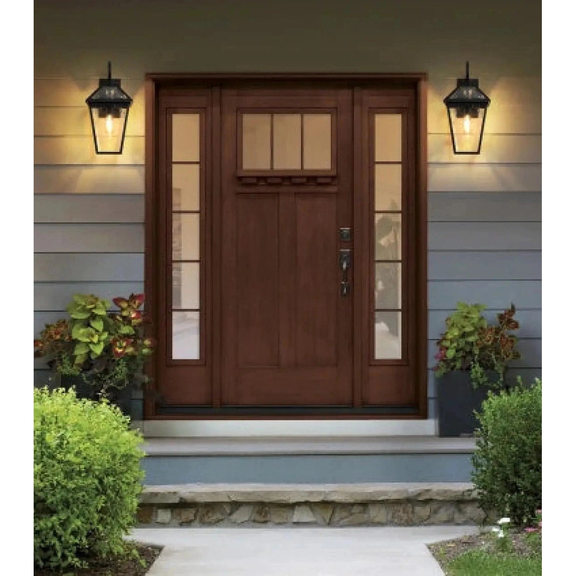 Modern Wall Lights - Outdoor Waterproof Wall Lamps 2-Pack