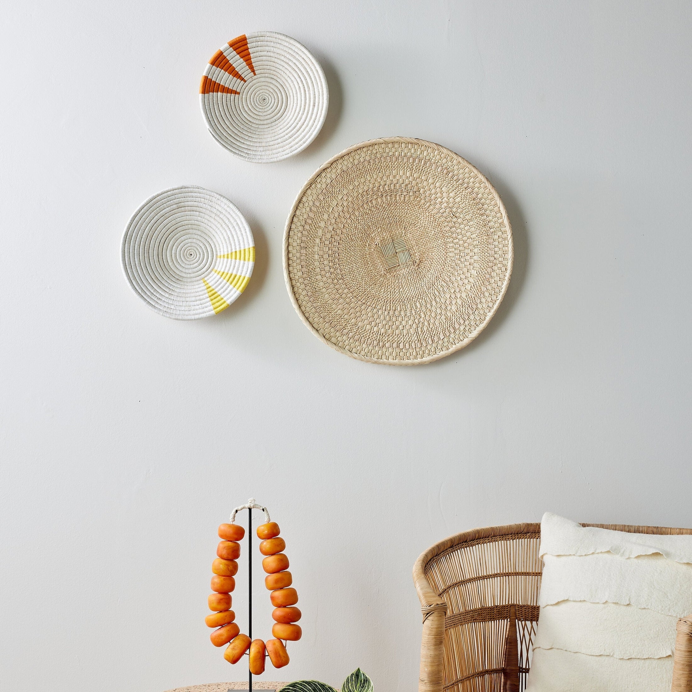 Moja Orange Wall Basket