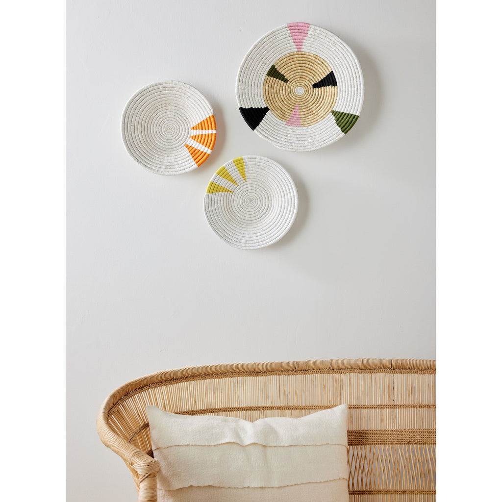 Moja Yellow Wall Basket